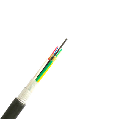 Câbles d'interface optiques imperméables à haute résistance de Ftth de fibre de Dual Core de tresse de GYBJA