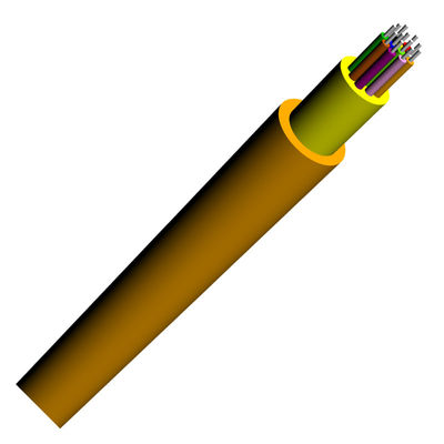 Câble optique protégé tendu ignifuge de fibre de la distribution 900um de GJFJV