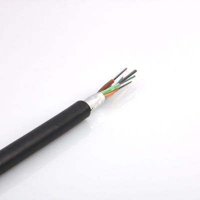 Câble optique de haute résistance de fibre du noyau GYTS FOC de structure compacte 12 48