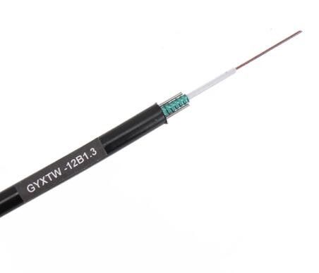 Le réseau 2-12 creuse le câble optique évalué extérieur de fibre de GYXTW