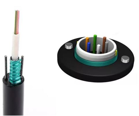 Câble optique blindé de fibre de mode unitaire d'Uni-tube de GYXTW