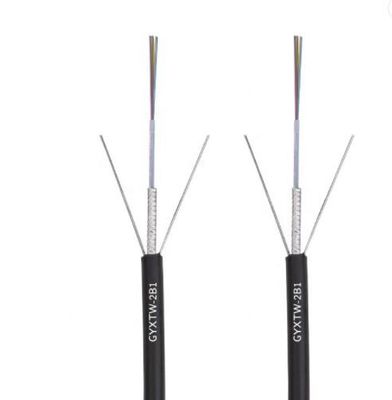 2 4 6 8 10 12 câble optique de fibre de communication du noyau GYXTW GYXTW53