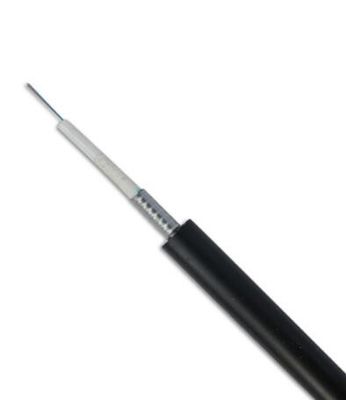 Câble optique aérien blindé de fibre de la lumière GYXTW d'Unitube de mode unitaire