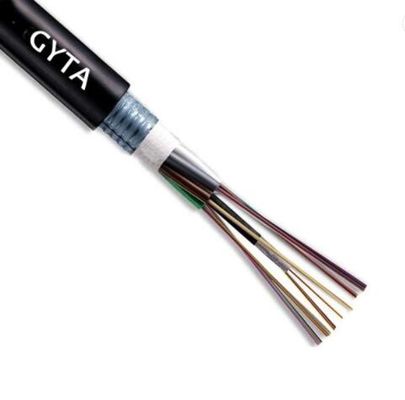 Veste 24 de PE de GYTS GYTA G657 36 38 câble à fibres optiques de fibre extérieure de 48 noyaux