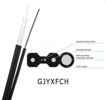 Le noyau 4 du mode unitaire 2 creusent le câble optique d'intérieur de fibre du schéma 8 de FTTH