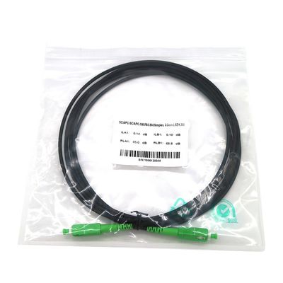 Corde de correction optique de fibre du mode unitaire 3m de Sc G657B3 RPA de FTTH 3.5mm