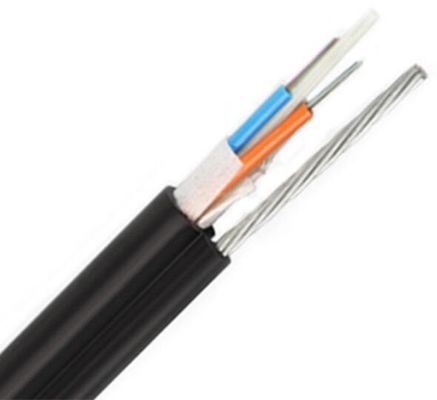Câble optique aérien autosuffisant non métallique de fibre du schéma 8 de GYFTC8Y