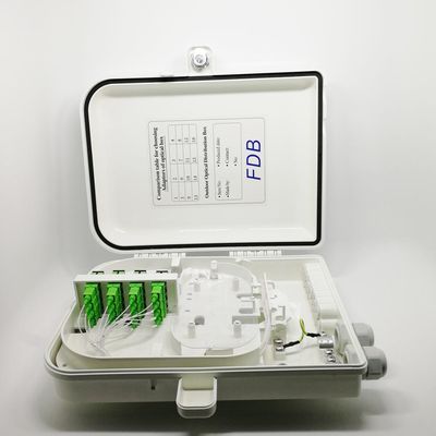 Les ports de câble d'alimentation du réseau 16 de FTTX imperméabilisent la boîte d'épissurage de fibre optique