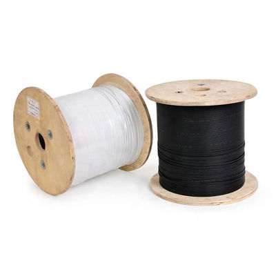 1,2,4 câble optique plat de fibre de la baisse FOC du noyau G657A1 G657A2 FTTH
