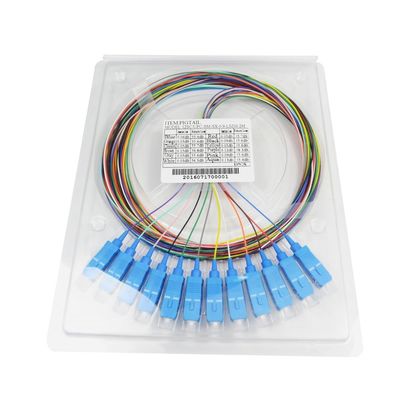 Sc RPA UPC 8 de FOC LC tresse de fibre de ruban de 12 couleurs
