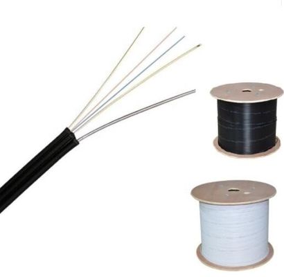 1 2 4 CÂBLE OPTIQUE PLAT DE FIBRE DE BAISSE DU NOYAU FTTH G657A1 G657A2 G652D