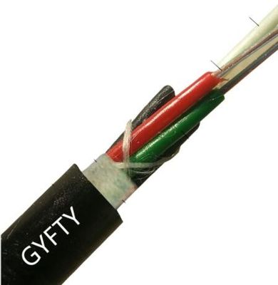 24 48 creusent le câble extérieur de fibre de GYFTY avec le porteur central de FRP