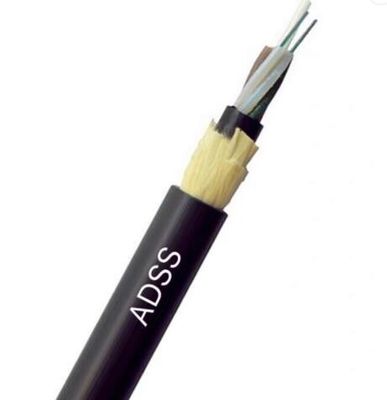 24 48 câbles optiques extérieur de fibre du noyau GYFTY avec le porteur central de FRP
