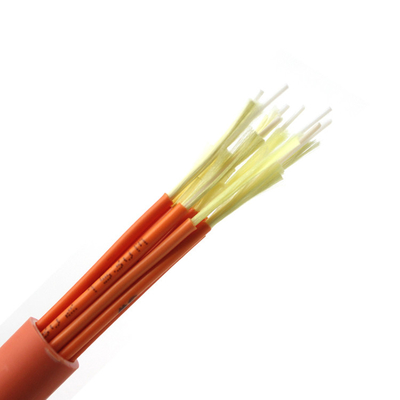 Câble optique d'intérieur de fibre du remplisseur 3.0mm de fil d'Aramid multinucléaire aérien de 80 degrés