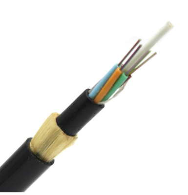 Noyau extérieur à plusieurs modes de fonctionnement du câble optique 12 de fibre du mode unitaire ADSS