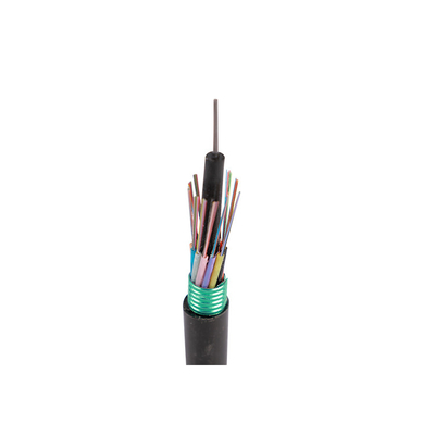 Câble optique blindé extérieur 2 de fibre de mode unitaire de GYTS G652D noyau 48 72 96 144 288