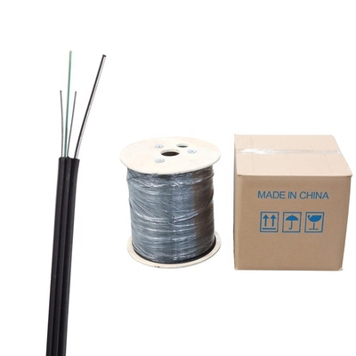 Câble aérien extérieur blindé de noyau du câble optique 24 de fibre de mode unitaire de GJYXFCH