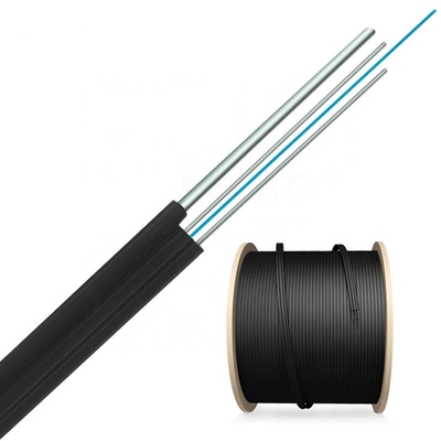 GJYXCH 1 2 4 fil d'acier du noyau G657A1 ou câble d'interface optique de fibre de noir de FRP