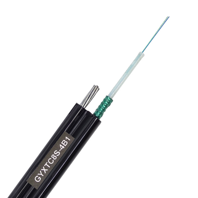 Chiffre aérien extérieur Gyxtc8s 24 de Ftth fibre de câble à fibres optiques de 12 noyaux autosuffisante