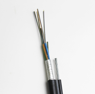 Chiffre aérien extérieur Gyxtc8s 24 de Ftth fibre de câble à fibres optiques de 12 noyaux autosuffisante