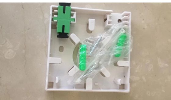 86*86mm mini 2 boîte optique fixée au mur d'arrêt de fibre du noyau FTTH
