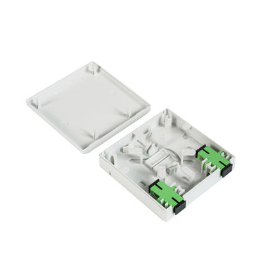 86*86mm mini 2 boîte optique fixée au mur d'arrêt de fibre du noyau FTTH