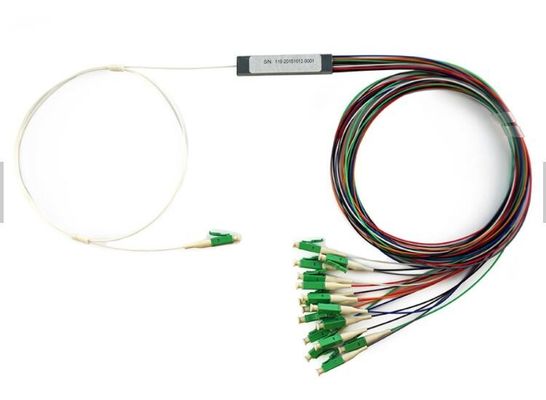 Diviseur optique de PLC de fibre de connecteur de Sc UPC RPA de FTTH 1x2 1x4 1x8 1x16
