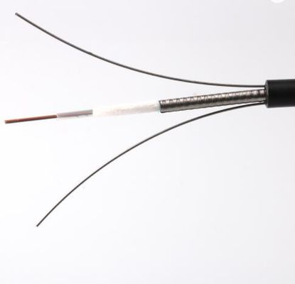 Écrasez le câble optique extérieur de fibre du noyau GYXTW de la flexibilité 2-48 de résistance
