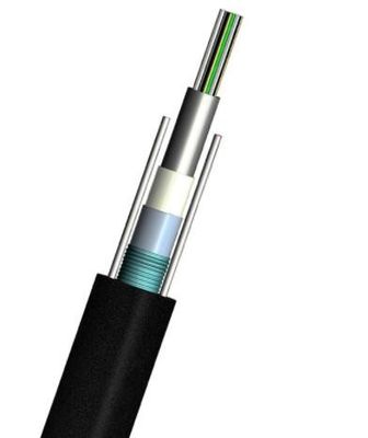2 4 6 8 10 12 24 câbles optiques blindés aérien de fibre de mode unitaire du noyau GYXTW