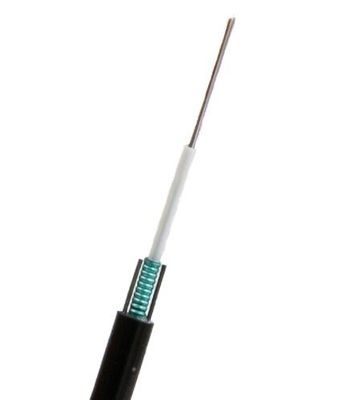 De GYXTW câble optique extérieur blindé de fibre de mode unitaire de noyau du noyau 6 du tube 8 Uni