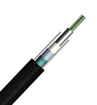 câble optique lâche de fibre du tube GYXTW G652d de 2km