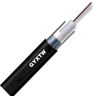 GYXTW 2 4 6 8 câble optique extérieur d'intérieur de fibre de 12 noyaux