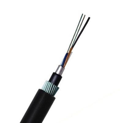 GYTA33 submersible 24 48 câble optique direct de fibre d'enterrement de 72 noyaux