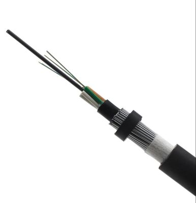 GYTA33 submersible 24 48 câble optique direct de fibre d'enterrement de 72 noyaux