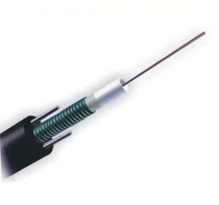 Câble optique aérien de fibre du fil d'acier GYXTW FTTH de G657A G652D