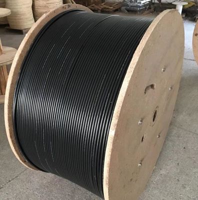 Câble optique aérien de fibre du fil d'acier GYXTW FTTH de G657A G652D