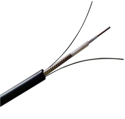 Câble optique extérieur de fibre du tube GYXTW 4 du noyau 8 de noyau blindé central du noyau 12