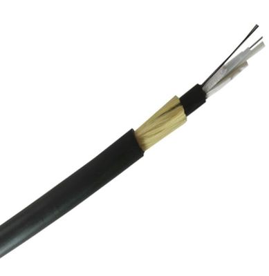 Câble optique extérieur de fibre du tube GYXTW 4 du noyau 8 de noyau blindé central du noyau 12