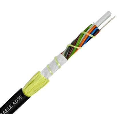Câble optique extérieur de fibre du tube GYXTW 4 du noyau 8 de noyau blindé central du noyau 12