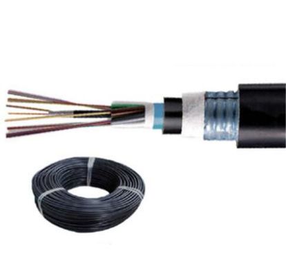 Câble à fibres optiques à plusieurs modes de fonctionnement extérieur blindé de 4 noyaux de GYXTW 4A1B