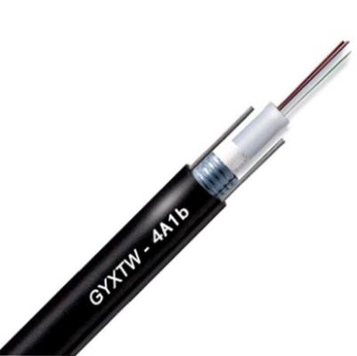Câble à fibres optiques à plusieurs modes de fonctionnement extérieur blindé de 4 noyaux de GYXTW 4A1B