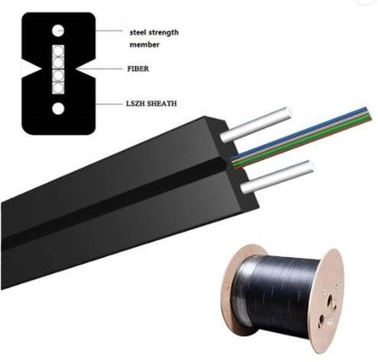 12 câble optique extérieur de fibre du noyau GYXTW G652 G652d G657a G657a2