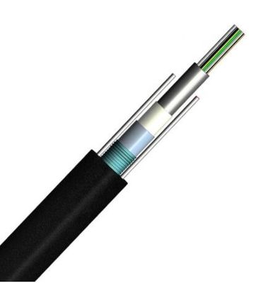 4 8 12 câble optique extérieur de fibre du noyau GYXTW pour la communication