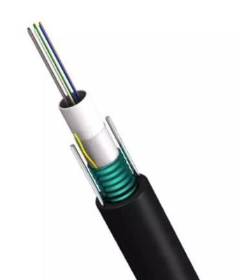 GYXTW 0.6CM 4 6 8 blindés câble optique extérieur de fibre de 12 noyaux