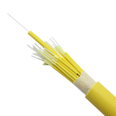 Câble optique de fibre de mode unitaire de noyau de l'évasion 24 de PVC LSZH du SM G657A1 de GJBFJH