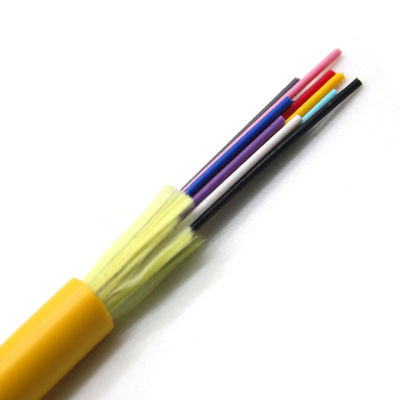 La distribution de fibre de SM de GJFJV câblent câbles optiques d'intérieur de la fibre 12 24 36 48