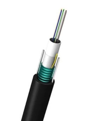 62.5/125 câble optique extérieur blindé de fibre du SM 9/125 de GYXTW
