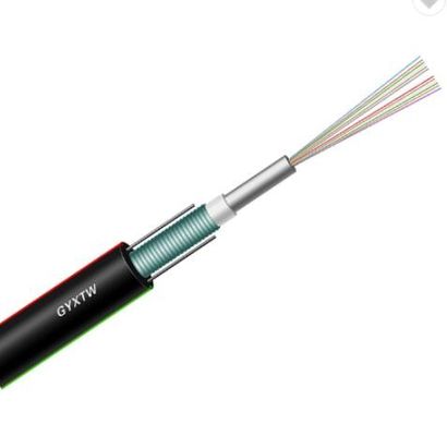 2-24 ofc aérien extérieur de câble optique de fibre du noyau GYXTW