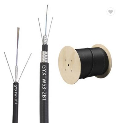2 4 6 8 10 12 câble optique de fibre de communication du noyau GYXTW GYXTW53