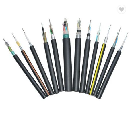 Câble optique aérien blindé de fibre de la lumière GYXTW d'Unitube de mode unitaire